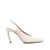 THE ATTICO The Attico Viper 100Mm Slingback Pumps WHITE