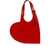 COPERNI 'Belt Heart' Red Handbag With Heart Shaped Design And Adjustable Belted Handle In Leather Woman RED