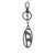 Diesel Diesel Rhinestone Keychain Black