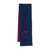 Fendi DOUBLE FF REVERSIBLE SCARF Blue
