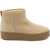 Hogan Shearling Ankle Boots BEIGE
