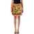 Versace Versace Barocco Pleated Mini Skirt PARADE BAROCCO RED