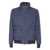 Herno Herno Melange-Effect Bomber Jacket BLUE
