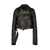 Rick Owens Rick Owens Cropped Luke Stoges Leather Jacket Clothing Black