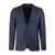 ZEGNA Zegna Single-Breasted Two-Button Jacket BLUE