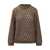 Brunello Cucinelli Brunello Cucinelli Brunello Cucinelli Perforated Crew-Neck Sweater BROWN