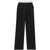 Alexander Wang Alexander Wang High Waisted Pleated Pant With Logo Elastic Clothing Black