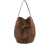 Liffner 'Belted Bucket' Brown Shoulder Bag With Belt On The Front In Suede Woman BROWN