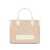 Balmain Balmain B-Army Small Jacquard Canvas Tote Beige