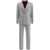 Brunello Cucinelli Wool and cashmere buttoned grisaille Suit GRIGIO MEDIO