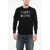 Mc2 Saint Barth Wool Blend Party Animal Crew-Neck Sweater Black