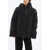 PYRENEX Solid Color Down Jacket With 2 Pockets And Hood Black