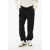 Woolrich Fleeced-Cotton Joggers With Drawstring Waist Black