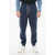 EDEN PARK Fleeced-Cotton Excellentissime Joggers With Drawstring Waist Blue
