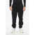 EDEN PARK 3 Pockets Solid Color Fleeced- Cotton Joggers Black