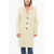 Harris Wharf London Virgin Wool Boiled Coat With 3 Buttons Beige