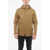 CORNELIANI Hooded Jacket With Hidden Placket Brown