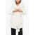 Moorer Belted Osiride Down Jacket With Maxi Hood White