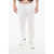 NEVER ENOUGH Single Pleated Linen Pants With Belt Loops White