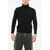 Roberto Collina Merino Wool Turtleneck Sweater Black