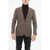 CORNELIANI Cc Collection Hopsack Refined Blazer Brown