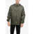 Givenchy Nylon Windbreaker Jacket With All-Over Monogram Green