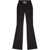Diesel Boot Cut Gabardine P-Erseus Pants With Monogram Black