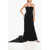 SOLACE LONDON Draped Statment Halterneck Ophelia Maxi Dress Black
