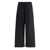 Fabiana Filippi FELTED WOOL JERSEY OVERSIZE JOGGING TROUSERS Black  