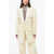 Maison Margiela Mm0 Wool 2-Buttons Blazer With Flap Pockets Beige