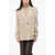Tagliatore Linen Double Breasted Blazer With Patch Pocket Beige