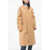 Maison Margiela Mm6 Salomon Lightweight Coat With Hidden Closure Brown