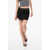Diesel Fabric O-Malvy Miniskirt With Sheer Details Black