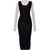 Marni Virgin Wool Maxi Dress With Ribbed Inner Black