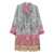 PIERRE-LOUIS MASCIA Pierre-Louis Mascia Silk Printed Single-Breasted Coat MULTICOLOUR