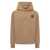 BARROW Barrow Beige Logo Embroidered Barrow Hoodie BROWN