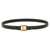 Ferragamo Fixed Belt "New Vara Plate" BLACK