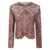TWINSET Twinset Animal Print Crew Neck Sweater MARRONE E BEIGE