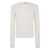 TWINSET Twinset White Open Knit Round Neck WHITE