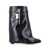Givenchy Givenchy Shark Lock Leather Ankle Boots Black