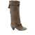 Isabel Marant Isabel Marant Dalby Draped Suede Boots Brown