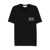 MSGM Msgm Cotton T-Shirt With Front Printed Logo Black