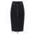 Elisabetta Franchi Elisabetta Franchi Daily Black Knee-Length Skirt In Stretch Crepe Fabric Black