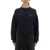 ROTATE Birger Christensen Wool Puff Sweater BLUE