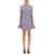 ROTATE Birger Christensen 3D Mesh Mini Dress LILAC