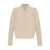 Max Mara Ribbed Cardigan In Wool And Cashmere Beige