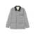Lardini Lardini Wool Shirt Jacket With Contrasting Collar GREY