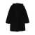 CINZIA ROCCA Cinzia Rocca Wool Hooded Coat Black