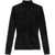 Versace Chenille Top with half nec BLACK