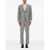Hugo Boss Slim Fit Suit With Striped Pattern GREY